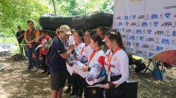 Minahasa Kawinkan Emas Arung Jeram Nomor Sprint Porprov XII Sulut
