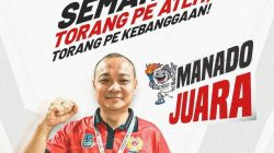 Reza Rumambi, Sukses Bawah Kontingen Manado Jawara Medali Emas di Porprov 2025