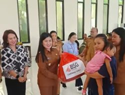 Bupati Sitaro Chyntia Kalangit  Peduli dan Bantu Anak Penderita Stunting