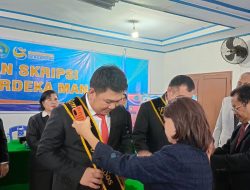 Randito Maringka, Lulus Ujian Skripsi Sangat Memuaskan di STISIP Merdeka Manado