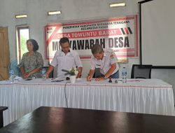 Desa Towuntu Barat Gelar Musyawarah Penetapan APBDes Perubahan 2025
