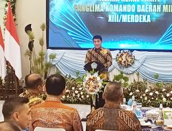 Kenal Pamit Pangdam XIII/Merdeka, Gubernur: Pentingnya Sinergitas Pemprov dan TNI