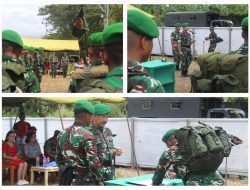 Dandim 1309/Manado Pimpin Upacara Serah Simbol Yudha Wastu Pramuka Jaya Tonting 2025