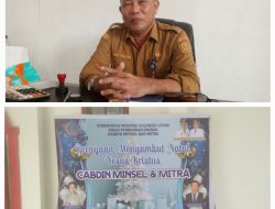 Kacabdin Pendidikan Mitra-Minsel, Arie Toloh: Natal 2025 Kita Harus Rukun Damai Bangun Sektor Pendidikan