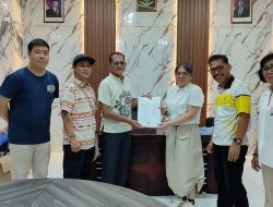 Susunan Kabinet Richard Sualang Masuk di Sekretariat KONI Sulut