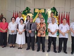 Hadiri Ibadah Natal Dinas Dikda Sulut, Denny Mangala: Pendidikan Kunci Atasi Kemiskinan, Penganguran dan Keterbelakangan