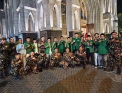 GP Ansor Manado Kerahkan Puluhan Personil Amankan Malam Natal