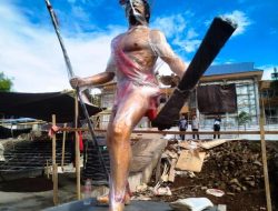 Simbol Kebanggaan BMR, Patung Bogani Berdiri Kokoh di Depan Museum Provinsi Sulut