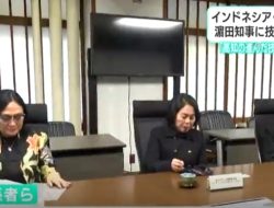 Kunjungan Ibu Anik Yulius Selvanus Jadi Sorotan Media Jepang