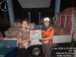 Wujud Kepedulian, Bank SulutGo Salurkan Bantuan Natura Bagi Korban Banjir Bandang di Siau