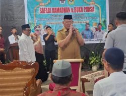 Wabup Kawatu Pererat Silaturahmi Lewat Safari Ramadan di Tompasobaru