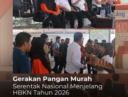 Jaga Ketersediaan dan Harga, BPS Minsel Hadir di Gerakan Pangan Murah