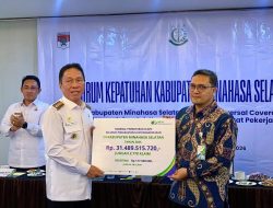 Minsel Menuju Universal Coverage Jamsostek, Bupati Tegaskan Komitmen Perlindungan Pekerja