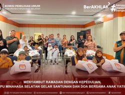 KPU Minsel Sambut Bulan Suci Ramadhan Dengan Santuni Anak Yatim