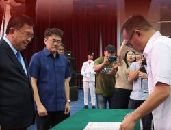 Walikota Andrei Angouw, Hadiri Pelantikan dr Richard Sualang, Sebagai Ketua KONI Manado