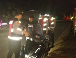 Kasat Sabhara Polres Mitra Sikat Knalpot Brong di Ratatotok