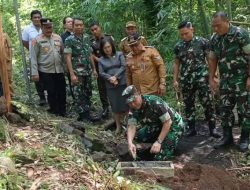 Dandim 1302/Minahasa Dampingi Danrem 131/Santiago Groundbreaking Jembatan Garuda Tahap III dan IV di Mitra