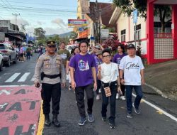 Kapolsek Pineleng Pimpin Pengamanan Jalan Sehat Jemaat GMIM Kalvari, 300 Peserta Ikut Meriahkan Kegiatan