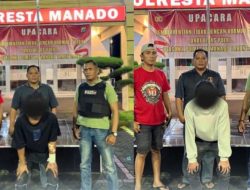 Tim Alpha Resmob Polresta Manado Ringkus Dua Pelaku Pengeroyokan di Winangun Satu