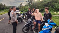 Patroli antisipasi balap liar.