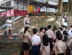 Kapolsek Wanea Berikan Edukasi Kamtibmas kepada Ratusan Siswa SMPN 4 Manado