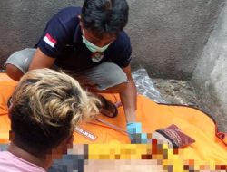 Polsek Malalayang Olah TKP Penemuan Mayat Gantung Diri di Malalayang Satu Timur