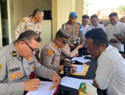 Kapolresta Manado Pimpin Pemeriksaan Senpi Personel, Pastikan Penggunaan Sesuai Prosedur