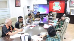 Rakor Forkopimda yang dihadiri Kapolresta Manado Kombes Irham Halid