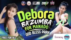 Debora Ba’Zumba For Manado Gebrak God Bless Park
