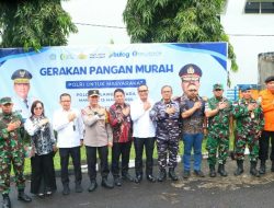 Polda Sulut dan Bulog Gelar Gerakan Pangan Murah Jelang Idul Fitri 1447 H