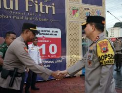 Kapolda Sulut Cek Pos Pengamanan Idul Fitri 1447 H di Kota Manado, Pastikan Beri Pelayanan Maksimal