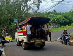 Optimalkan Kamseltibcarlantas, Polsek Bunaken Gelar Pos Cakalang di Simpang Batusaiki
