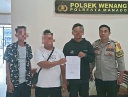Respon Cepat Polsek Wenang Selesaikan Aduan Kehilangan Handphone Melalui Mediasi, Kedua Pihak Sepakat Damai