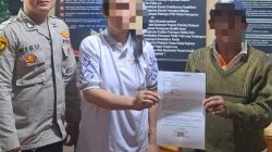 Jajaran Polsek Wori saat menangani kasus pengancaman.