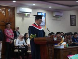 Bupati Minahasa Utara Joune Ganda, Raih Gelar Doktor Ilmu Pemerintahan
