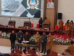 Walikota Andrei Angouw, Hadir di Rapat Paripurna DPRD