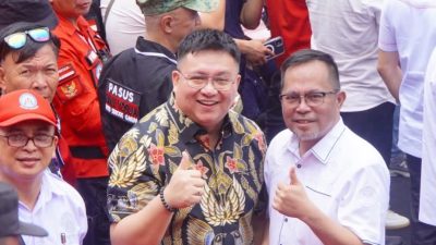 Joune Ganda dan Kevin Lotulung, Membaur di Perayaan HUT Pemuda GMIM Ke-100