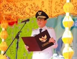 Jadi Irup Peringatan Hari Otonomi Daerah dan Hari Kartini, Wali Kota Weny Gaib Bacakan Sambutan Mendagri