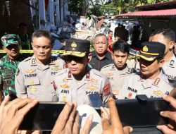 Pastikan Langkah Pengamanan dan Evakuasi Maksimal, Wakapolda Sulut Tinjau GOR KONI Sario Pasca Gempa 7,6 SR