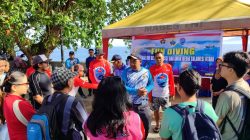 Fun Diving Ala Kodaeral VIII di Pantai Malalayang, POSSI Sulut Edukasi Jurnalis