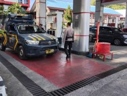 Polsek Wanea Intensifkan Pemantauan Distribusi BBM di SPBU
