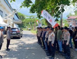 Polresta Manado Matangkan Pengamanan Lewat Apel Kesiapan di Stadion Klabat, Jamin Keamanan Liga 4 Piala Gubernur Sulut
