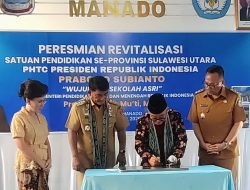Mendikdasmen Abdul Mu’ti Resmikan Revitalisasi Bantuan Pendidikan se-Provinsi Sulut