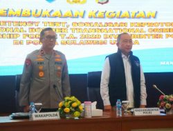 Tingkatkan Profesionalisme Personel, Wakapolda Sulut Buka Forum Internasional dan Uji Kompetensi Bahasa Inggris
