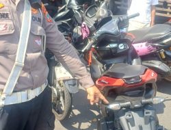 Tertibkan Kendaraan Berknalpot Tidak Sesuai dan Tanpa TNKB, Satlantas Polresta Manado Tilang 24 Pelanggar