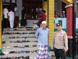 Pastikan Keamanan Ibadah Sholat Jumat, Personel Polsek Jajaran Polresta Manado Laksanakan PaJa Somat