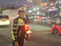 Komitmen Wujudkan Kamseltibcar Lantas, Polsek Tikala Intensifkan Giat Silau Mata