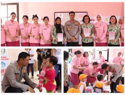 Kapolresta Didampingi Pj Ketua Bhayangkari Cabang Kota Manado Kunjungi SD Kemala Bhayangkari  Wanea