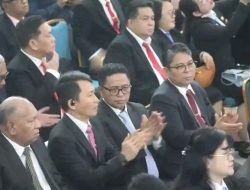 Niklas Silangen Hadiri Pelantikan Sekda Provinsi Sulawesi Utara