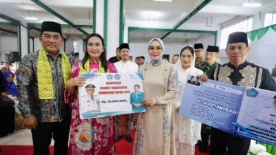 Walikota Weny Gaib Dampingi Gubernur YSK Safari Ramadhan di Kotamobagu